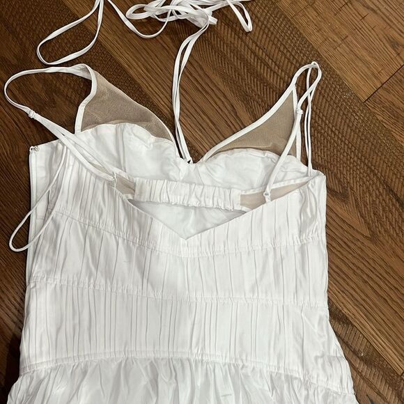 JONATHAN SIMKHAI
Indy plissé cotton-blend poplin maxi dress new 6 - Picture 4 of 5